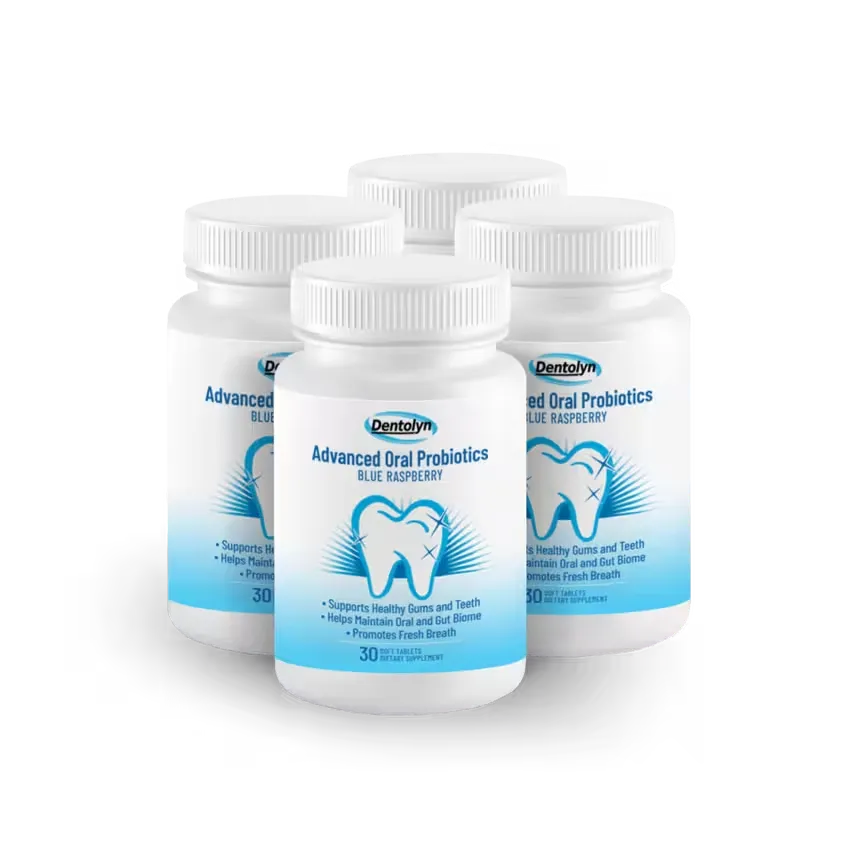 Dentolyn bottles for gum and tooth support
